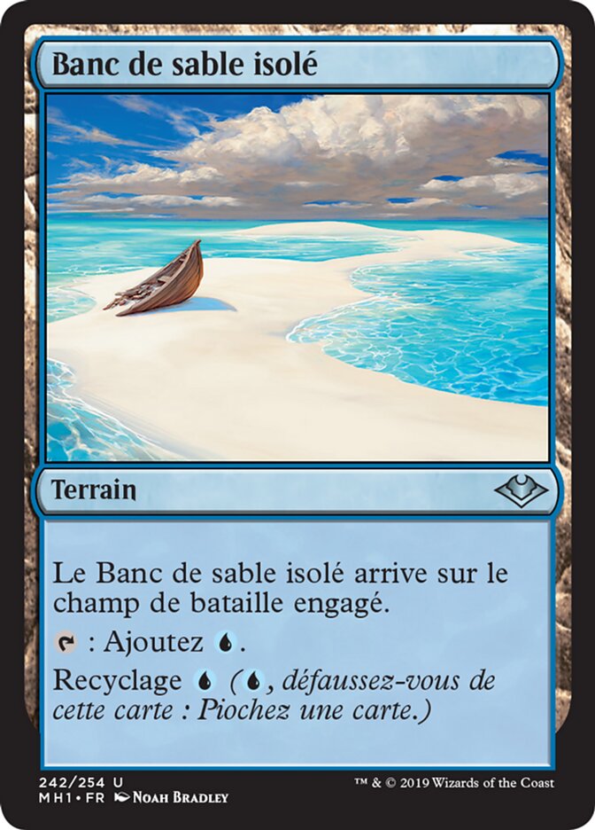 image Banc de sable isolé