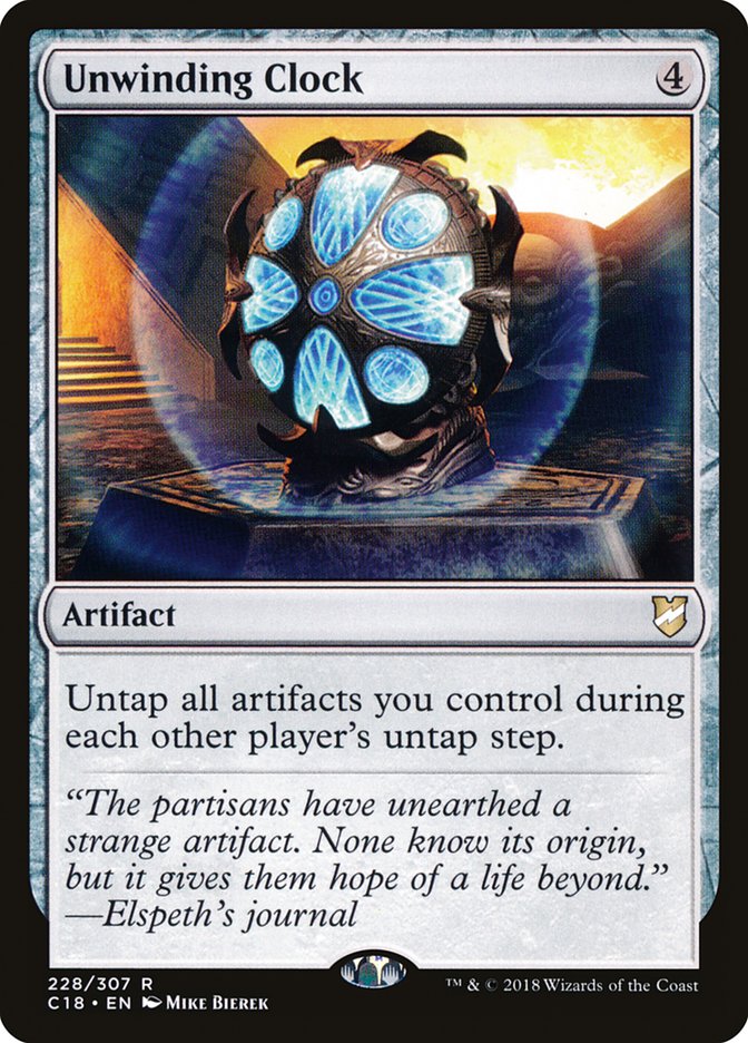 image Unwinding Clock