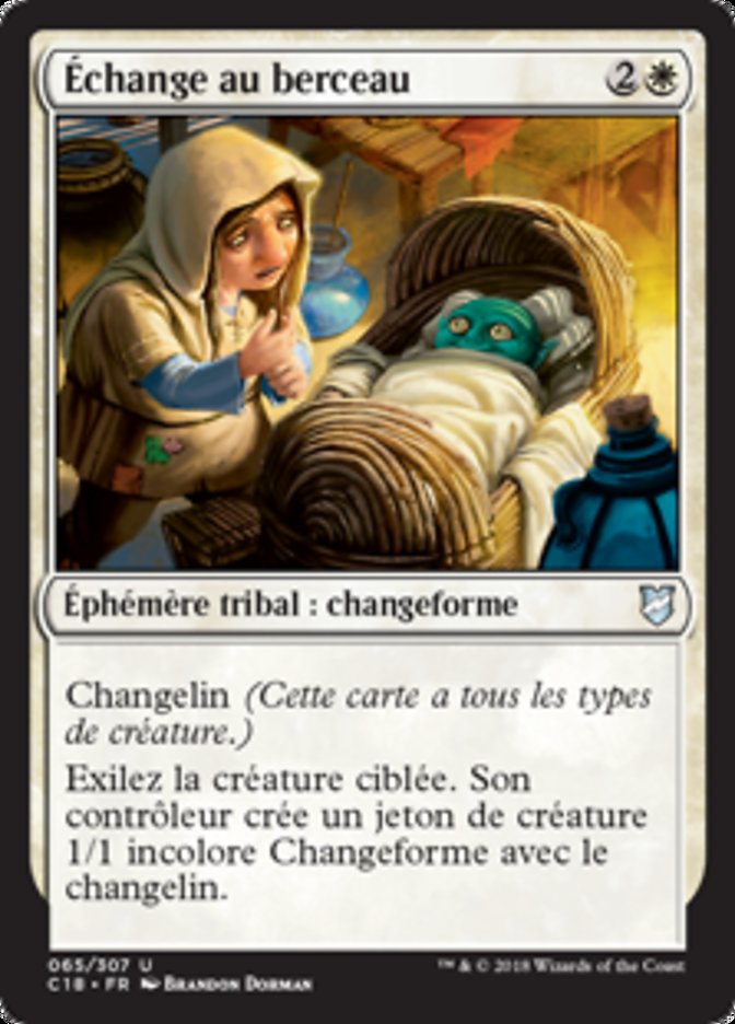 image Échange au berceau