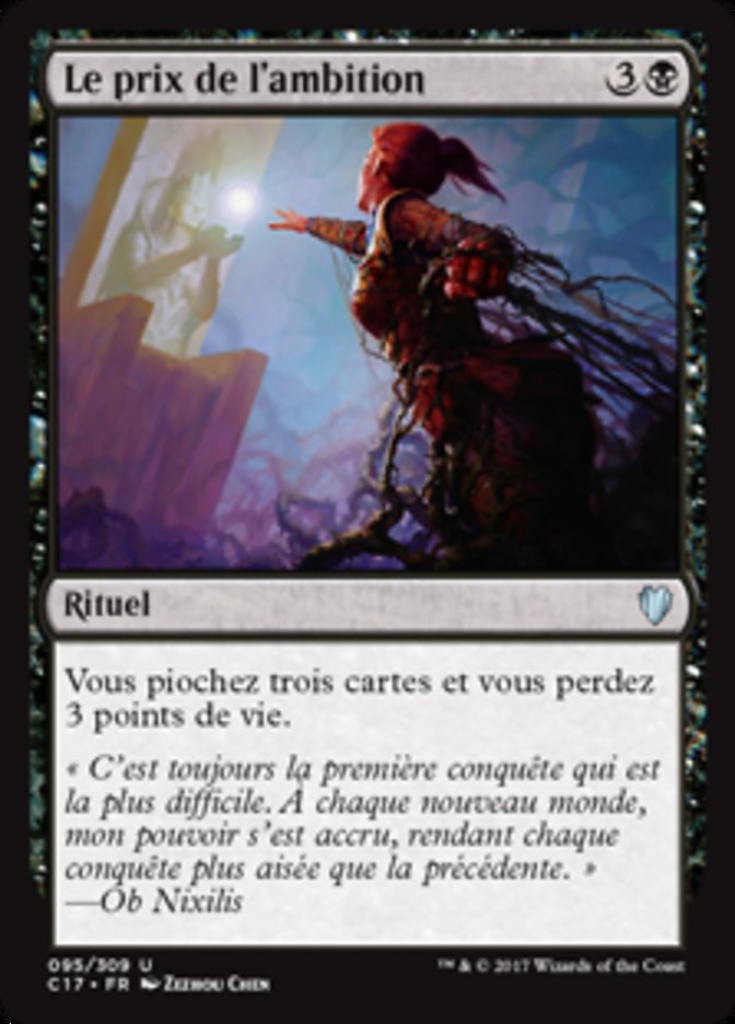 image Le prix de l'ambition