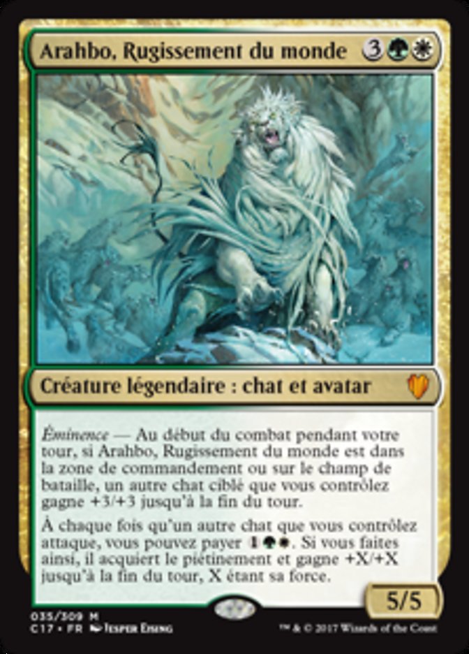 image Arahbo, Rugissement du monde