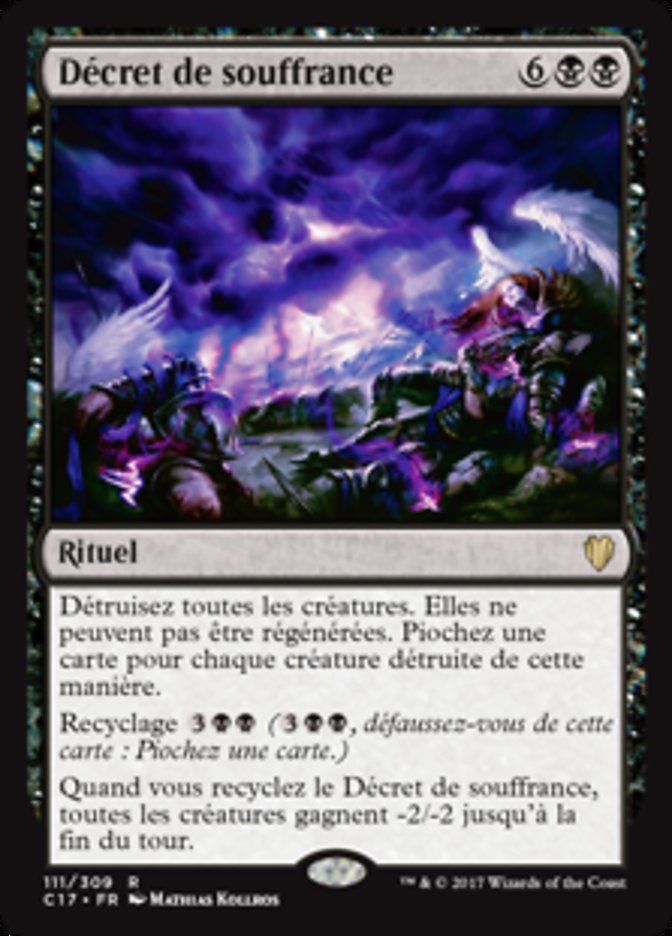 image Décret de souffrance