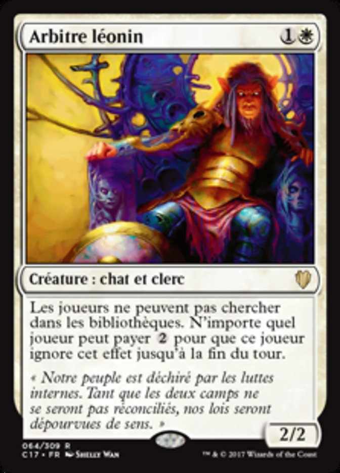 image Arbitre léonin