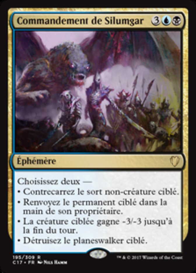 image Commandement de Silumgar