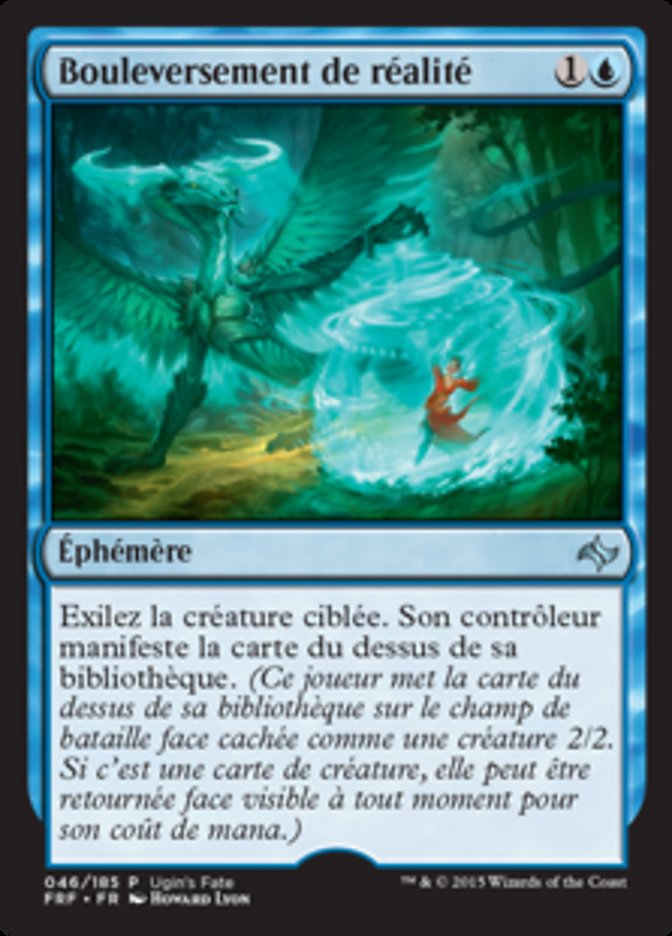 image Bouleversement de réalité