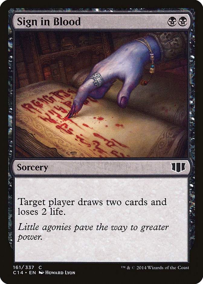 image Sign in Blood