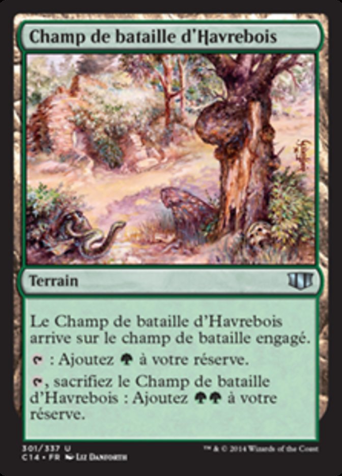 image Champ de bataille d'Havrebois