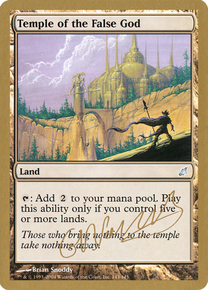 image Temple of the False God