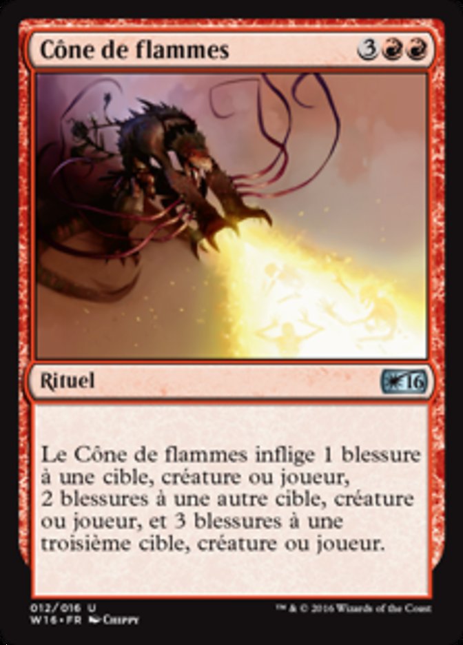 image Cône de flammes