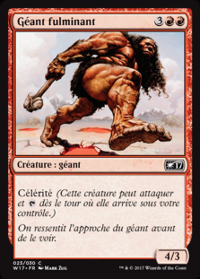 image Géant fulminant