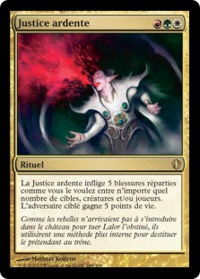 image Justice ardente