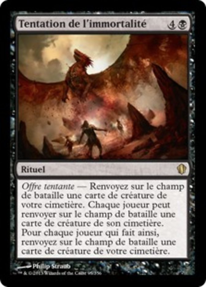 image Tentation de l'immortalité