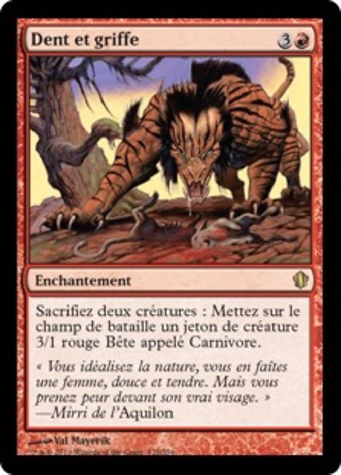 image Dent et griffe