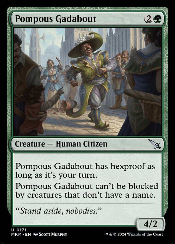 image Pompous Gadabout