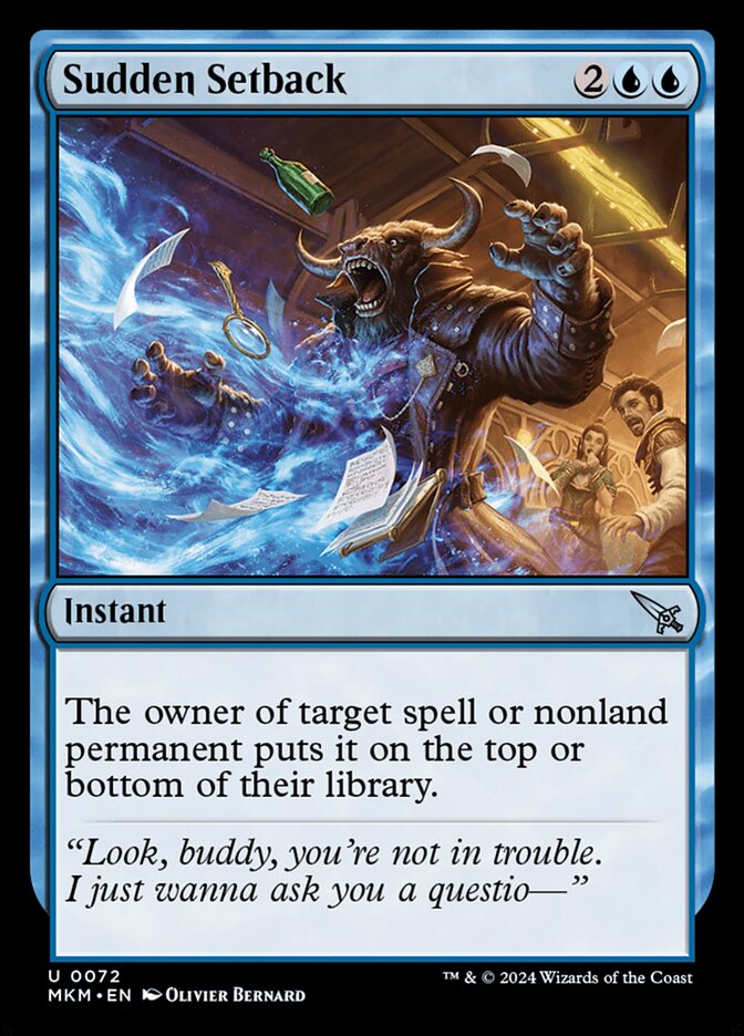 image Sudden Setback