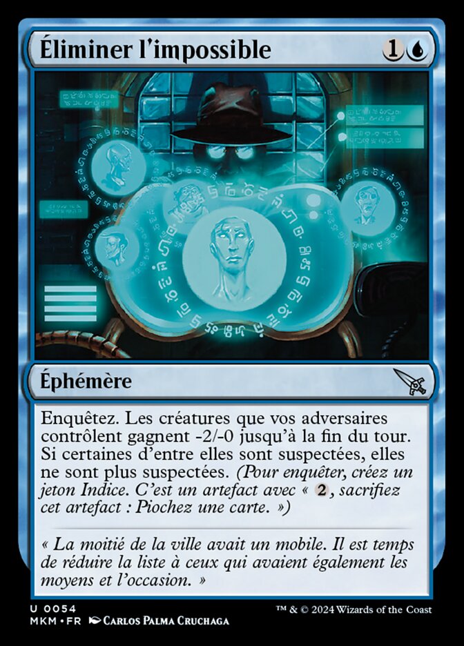 image Éliminer l'impossible