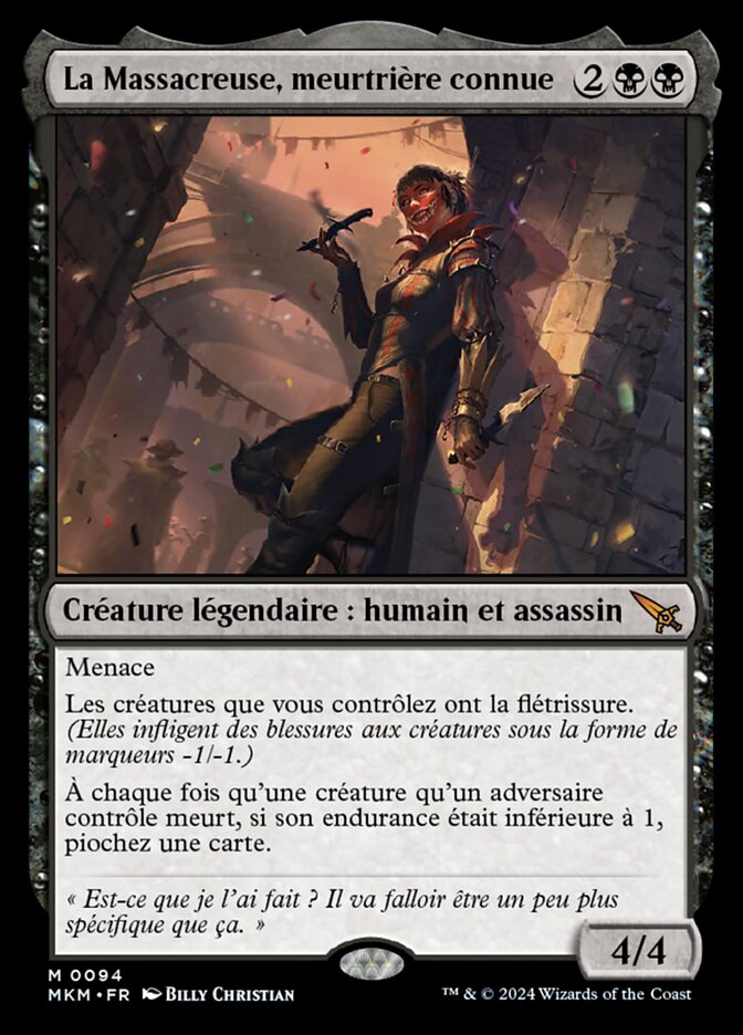 image La Massacreuse, meurtrière connue