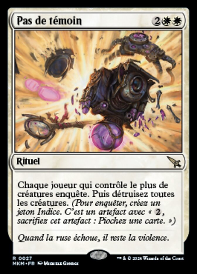 image Pas de témoin