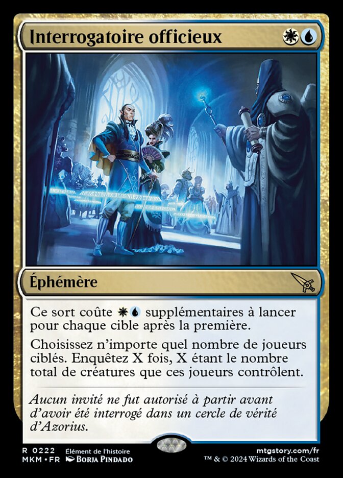 image Interrogatoire officieux