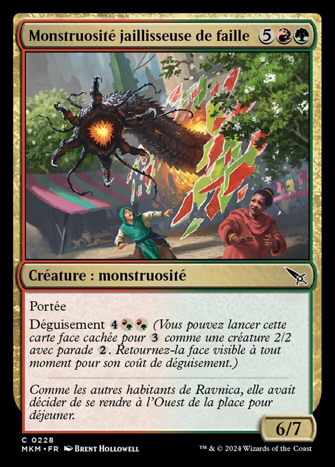 image Monstruosité jaillisseuse de faille