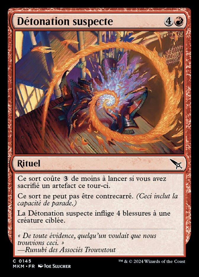 image Détonation suspecte