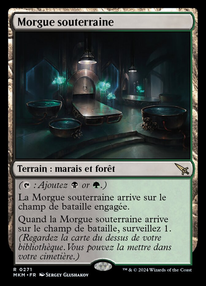 image Morgue souterraine