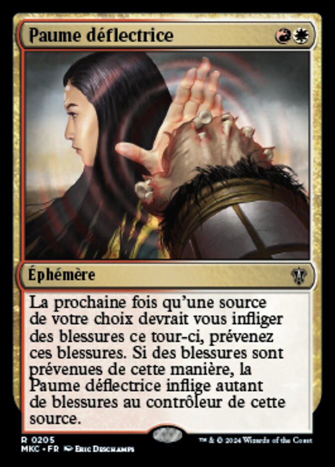 image Paume déflectrice