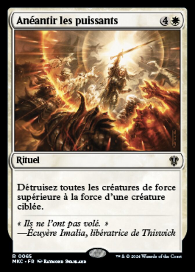 image Anéantir les puissants