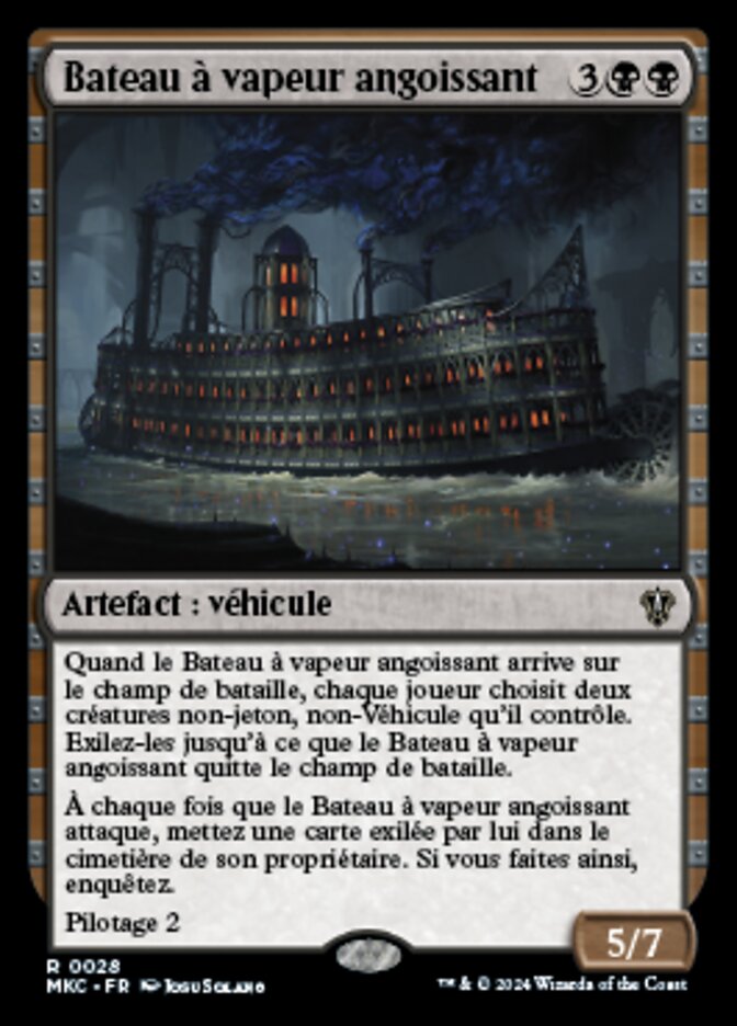 image Bateau à vapeur angoissant