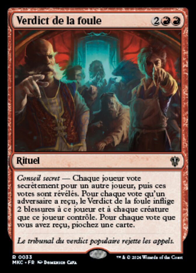 image Verdict de la foule
