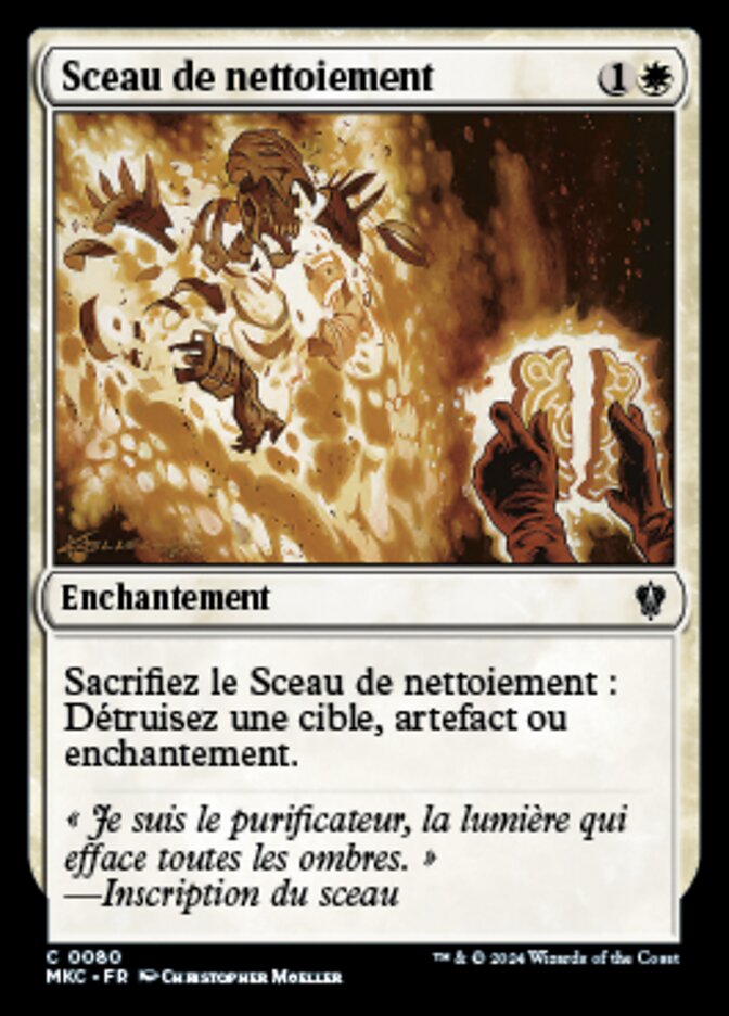 image Sceau de nettoiement