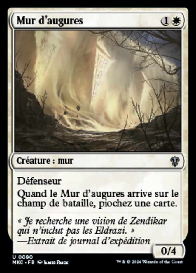 image Mur d'augures