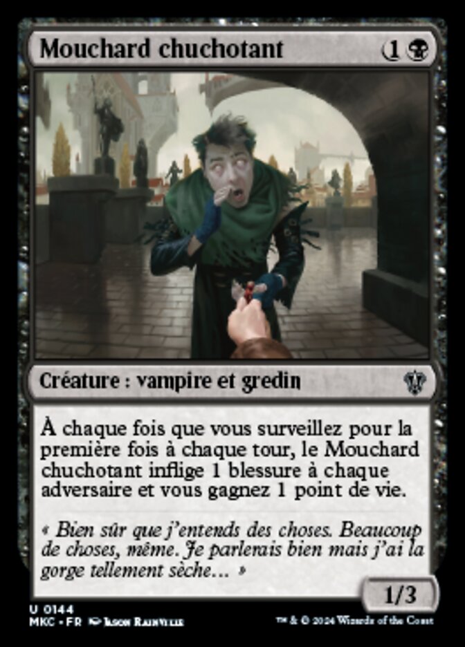 image Mouchard chuchotant