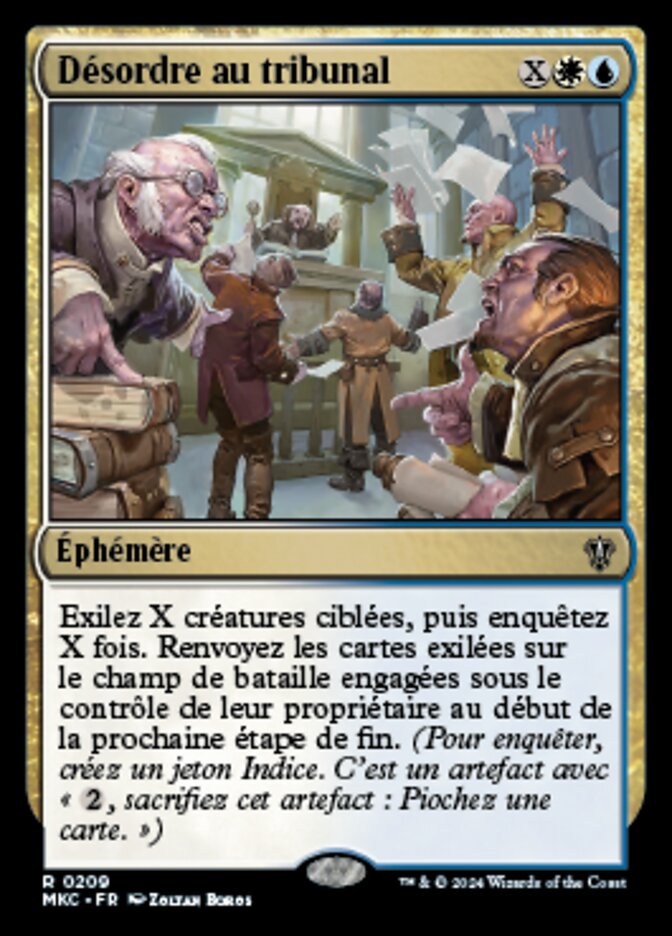 image Désordre au tribunal