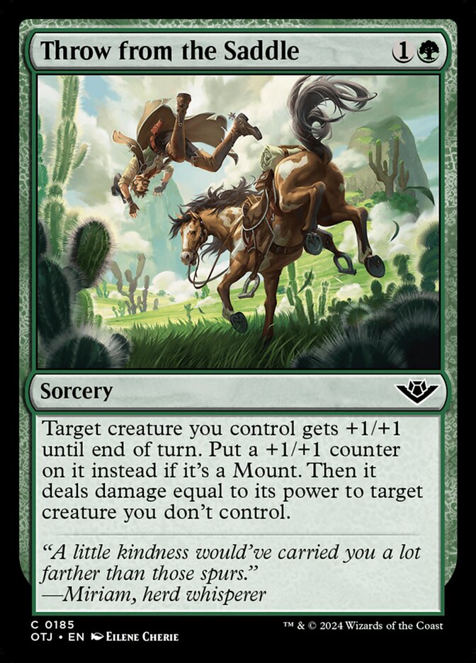 image Throw from the Saddle