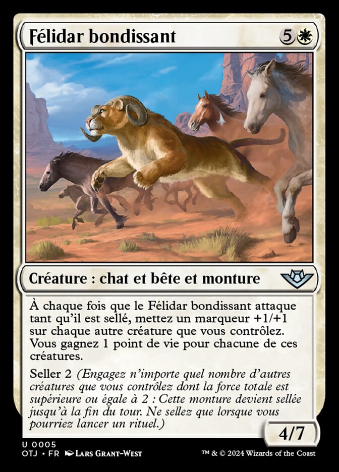 image Félidar bondissant