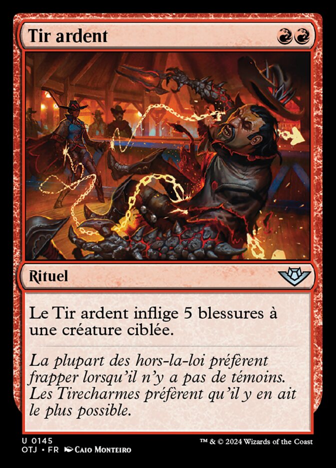 image Tir ardent