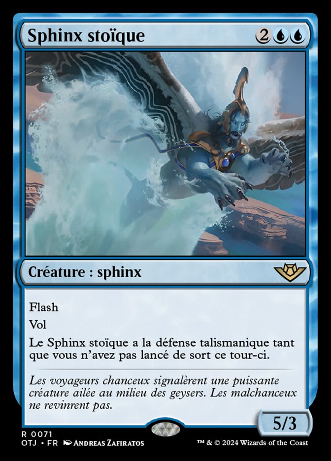 image Sphinx stoïque