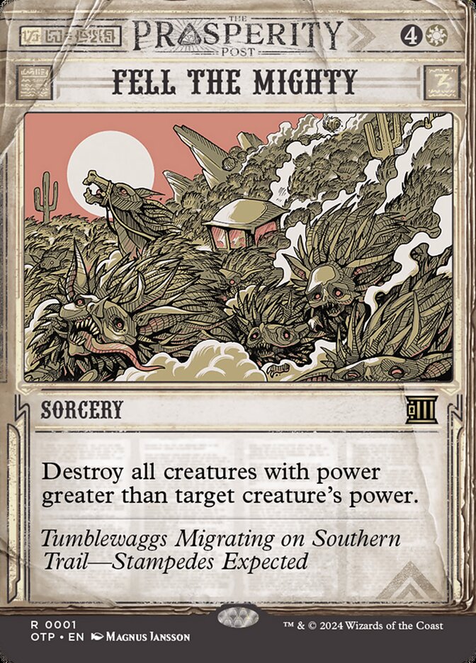 image Fell the Mighty