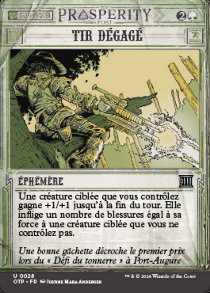 image Tir dégagé
