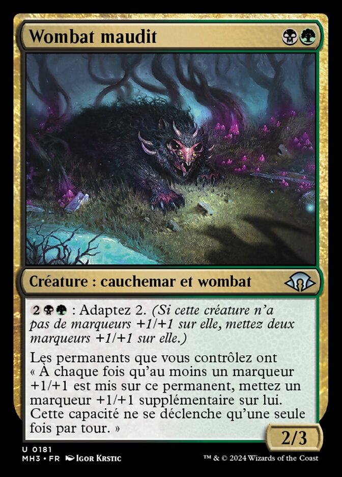 image Wombat maudit