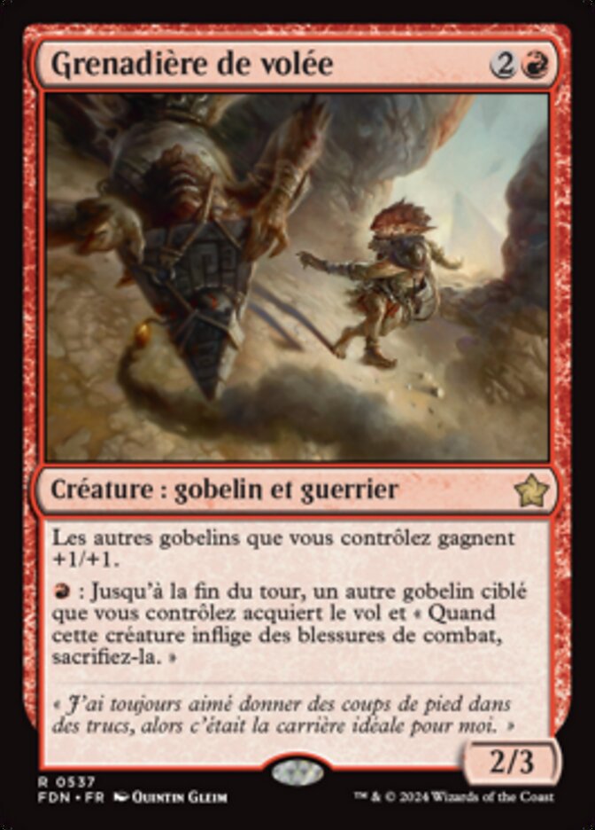 image Grenadière de volée