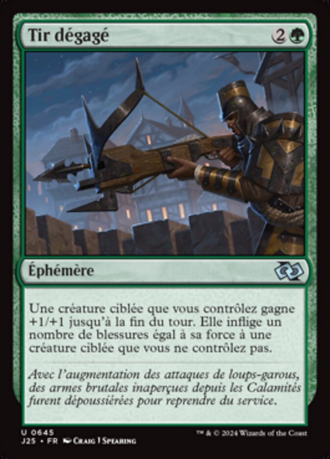 image Tir dégagé