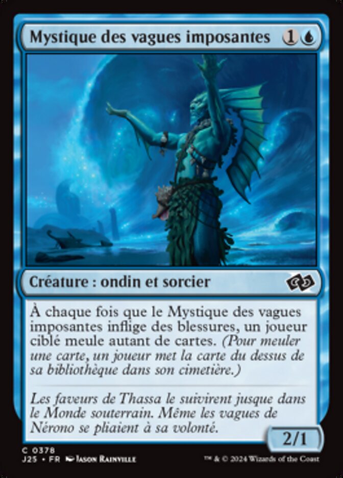 image Mystique des vagues imposantes