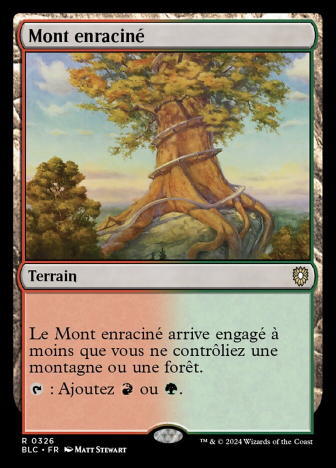 image Mont enraciné