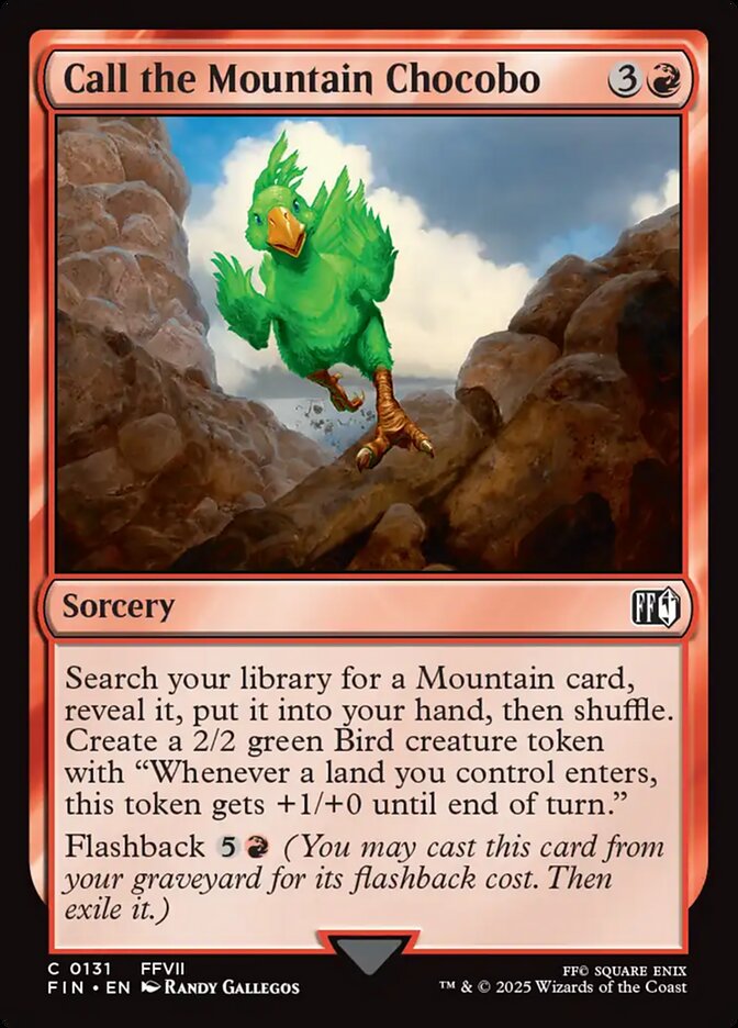 image Call the Mountain Chocobo