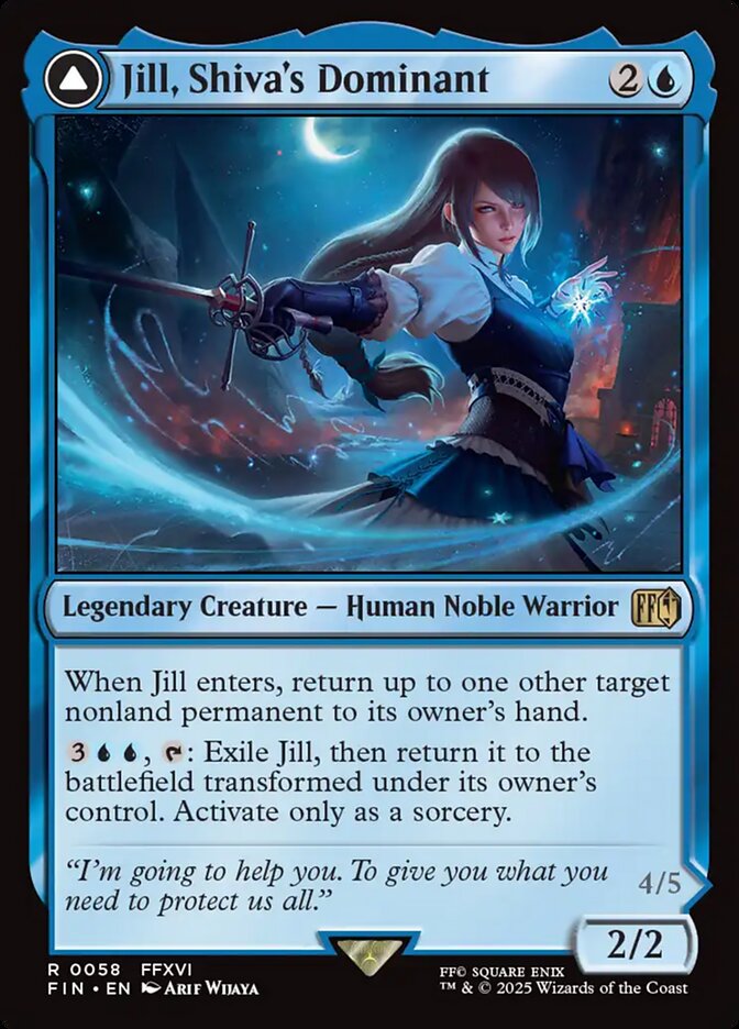 image Jill, Shiva's Dominant // Shiva, Warden of Ice