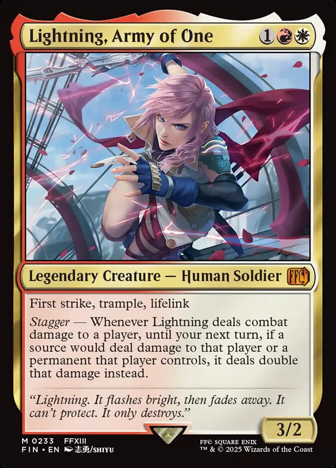 image Lightning, Army of One