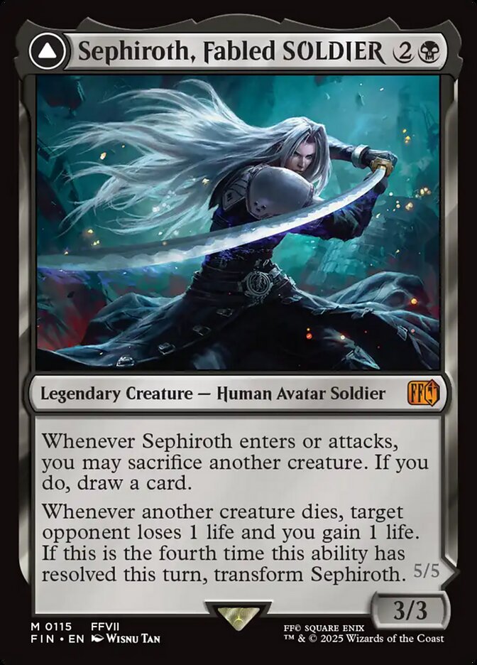 image Sephiroth, Fabled SOLDIER // Sephiroth, One-Winged Angel