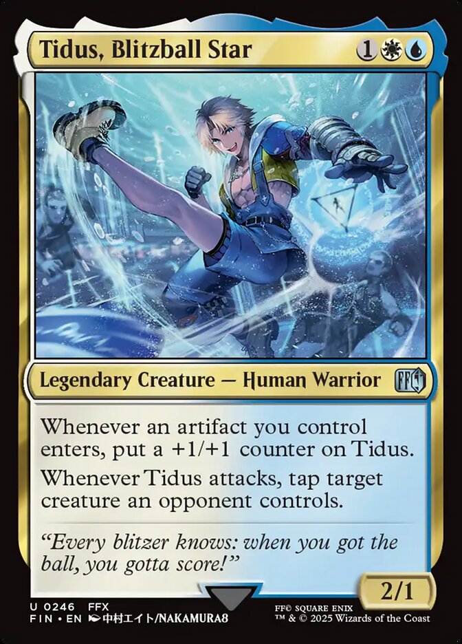 image Tidus, Blitzball Star